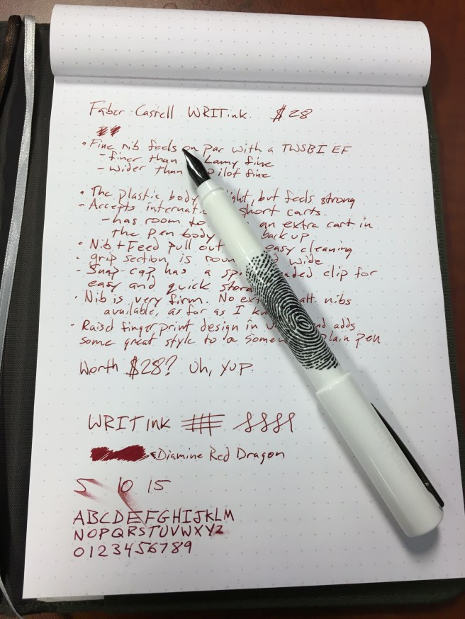 WRITink writing sample