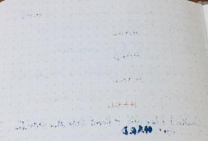 Baron Fig Confidant Writing Sample Back