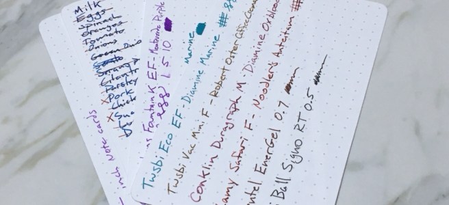 Baron Fig Strategist Note Cards - Writing Sample