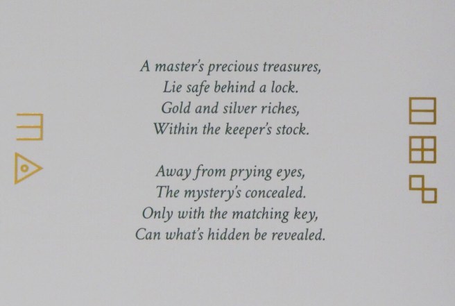 Baron Fig Lock & Key Secret Poem