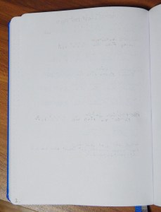 Artist's Loft Dot Journal Ink Test Back