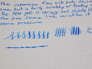 Platinum PTL-5000A Writing Sample Close