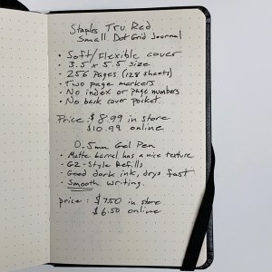 TRU RED scratch page