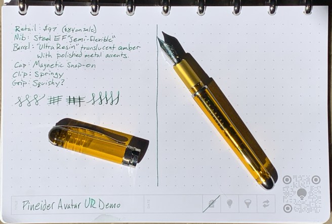 Pineider Avatar Sample Page