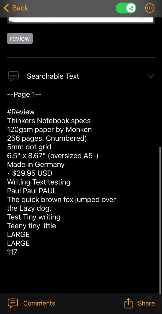 THINKERS Notebook Capture 2