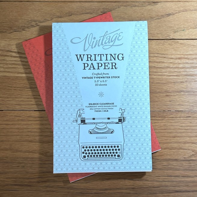 Vintage Writing Paper Cover