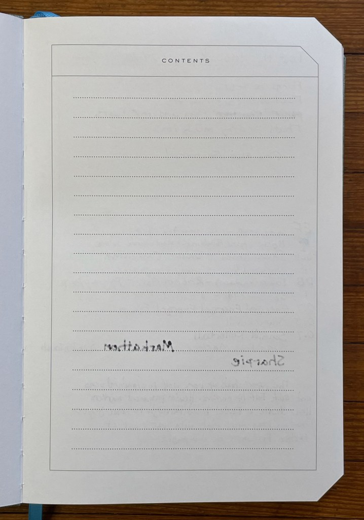 Go-To Notebook Test Page 1 Back