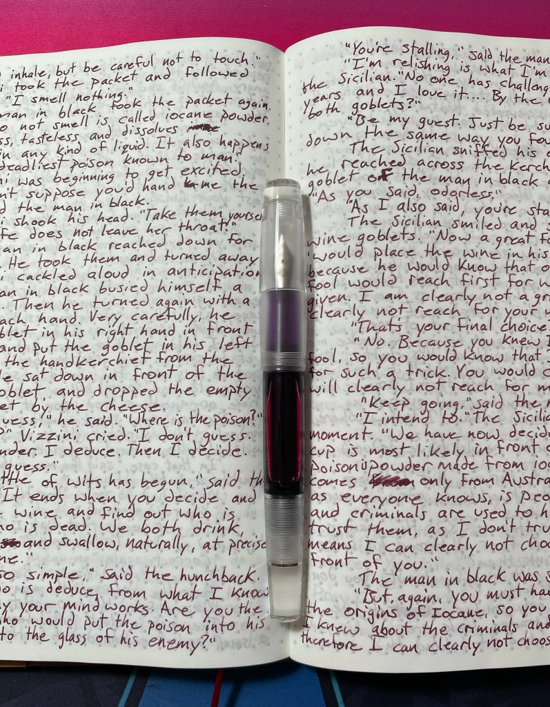 Opus 88 Halo Writing Sample Spread