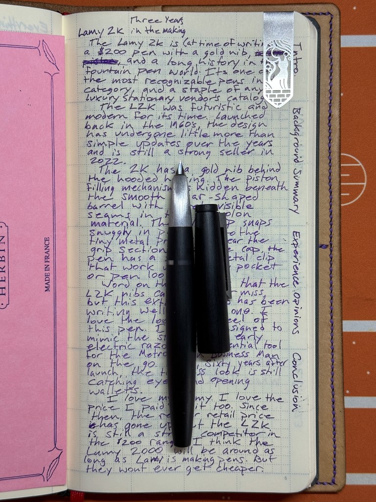 Lamy 2000 Writing Sample 2