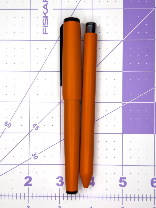 Karas Decimo and Studio Neat Mark One Orange Pen Pair