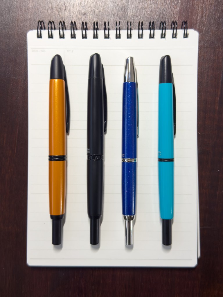 Capless Fountain Pen Lineup
