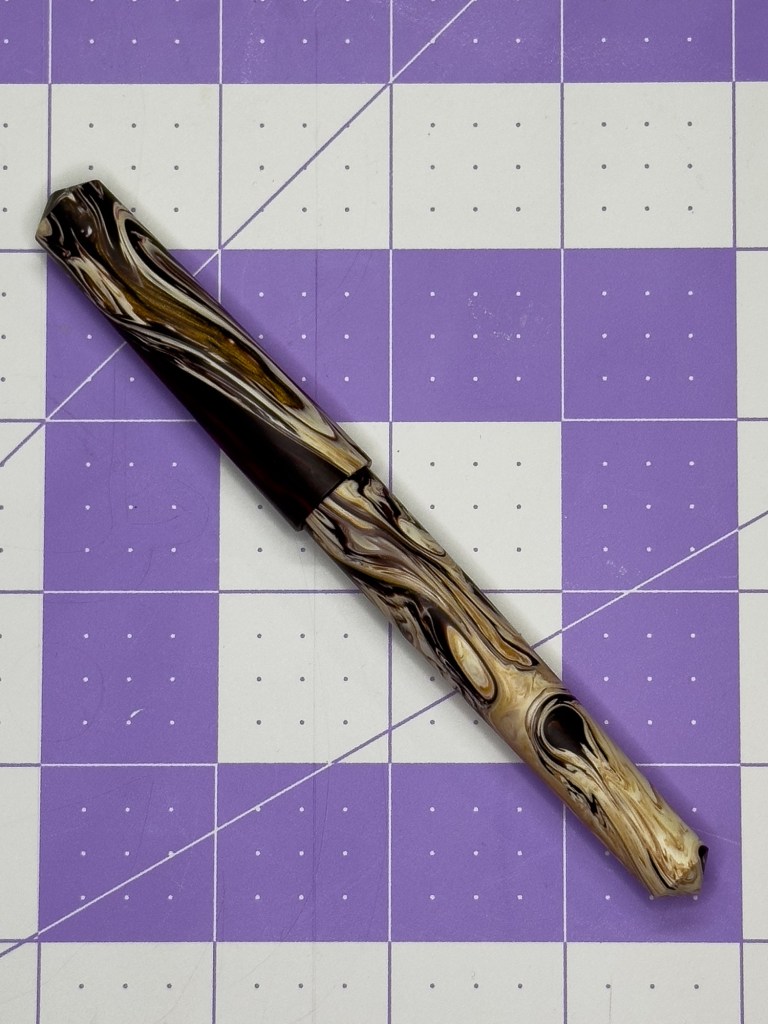 Carolina Pen Company Charleston Slim on a 1 inch grid background