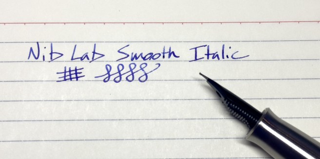 Nib Lab Smooth Italic Grind