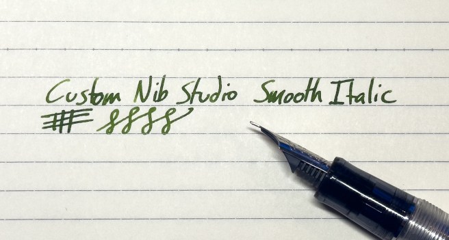 Custom Nib Studio Smooth Italic Grind