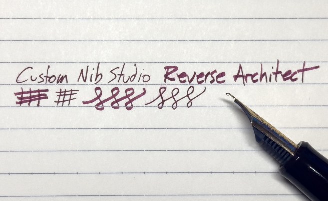 Custom Nib Studio Reverse Architect Grind