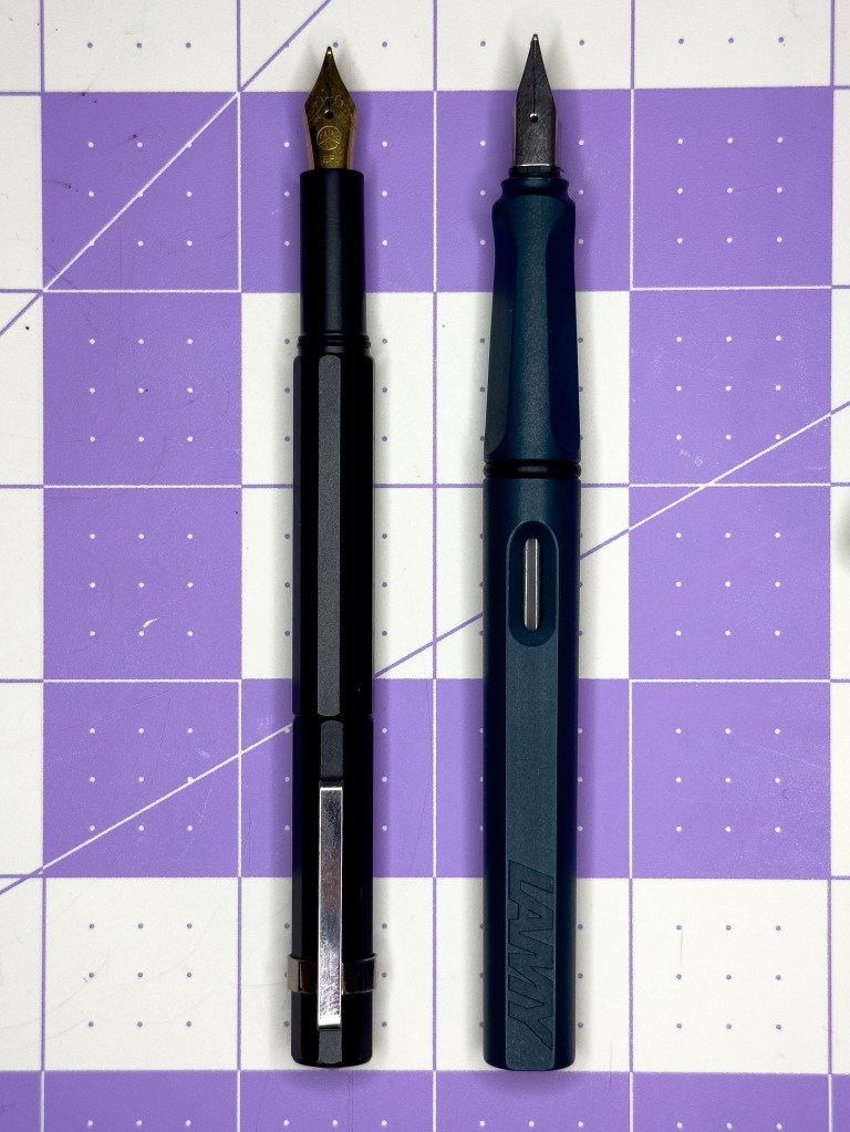Ensso XS and Lamy Safari comparison
