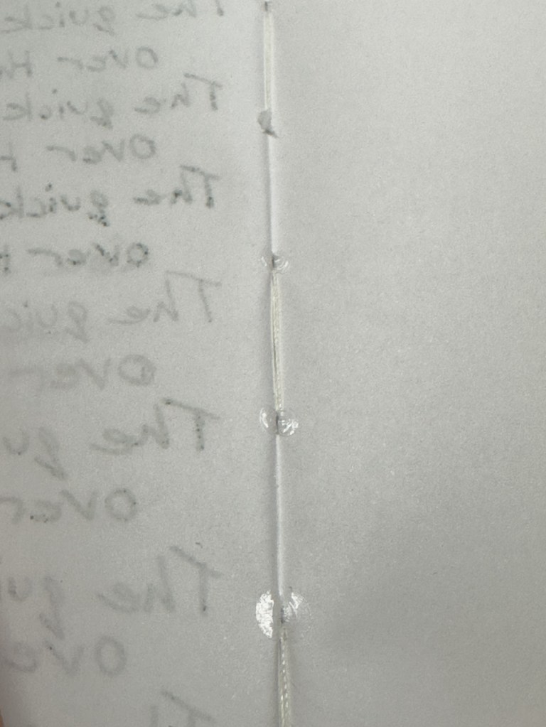 Ajoto Nº2 Pocket Paper Notebook glue issues 2