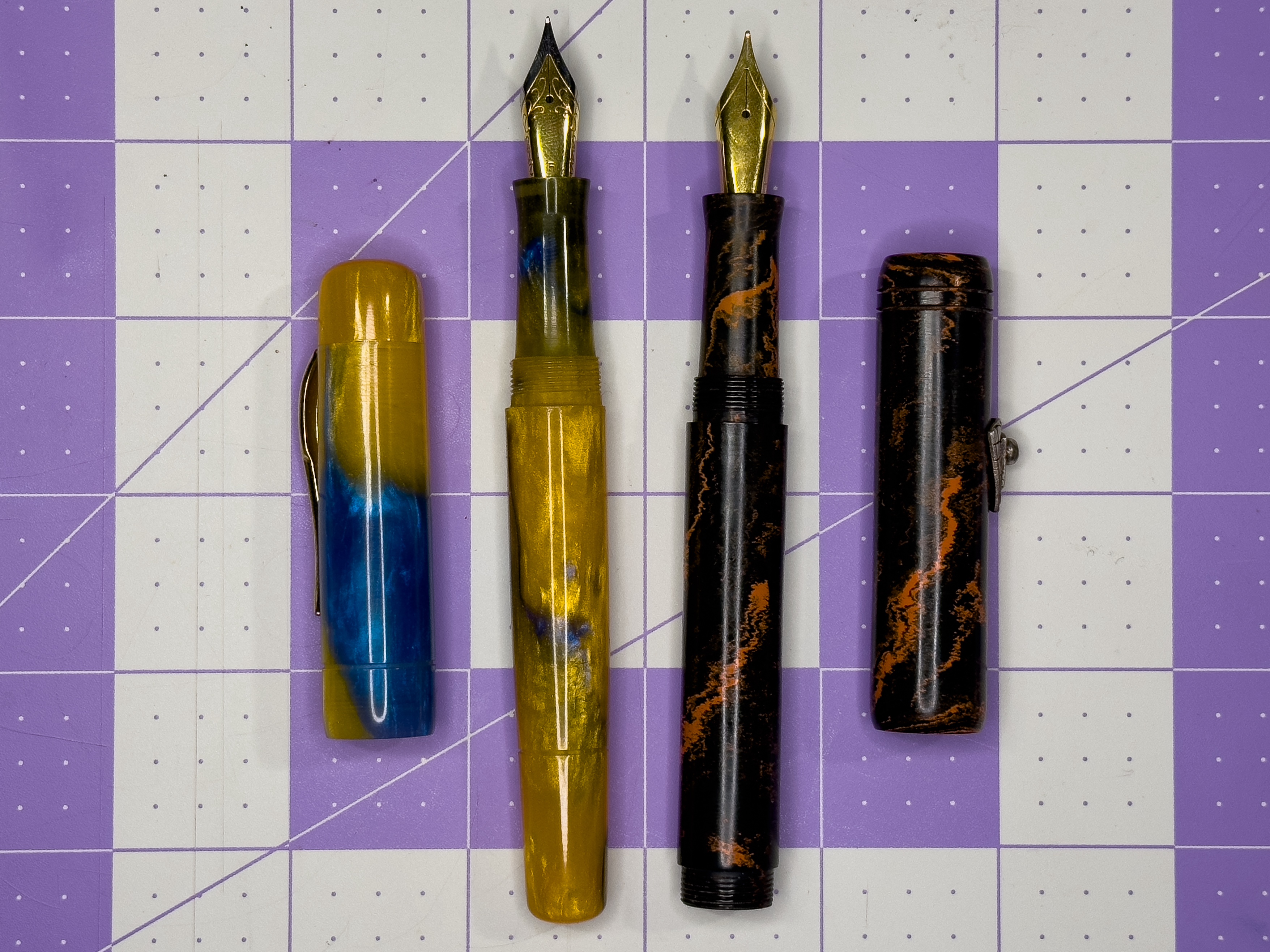 Zayante and Monterey Uncapped by Ranga Pens
