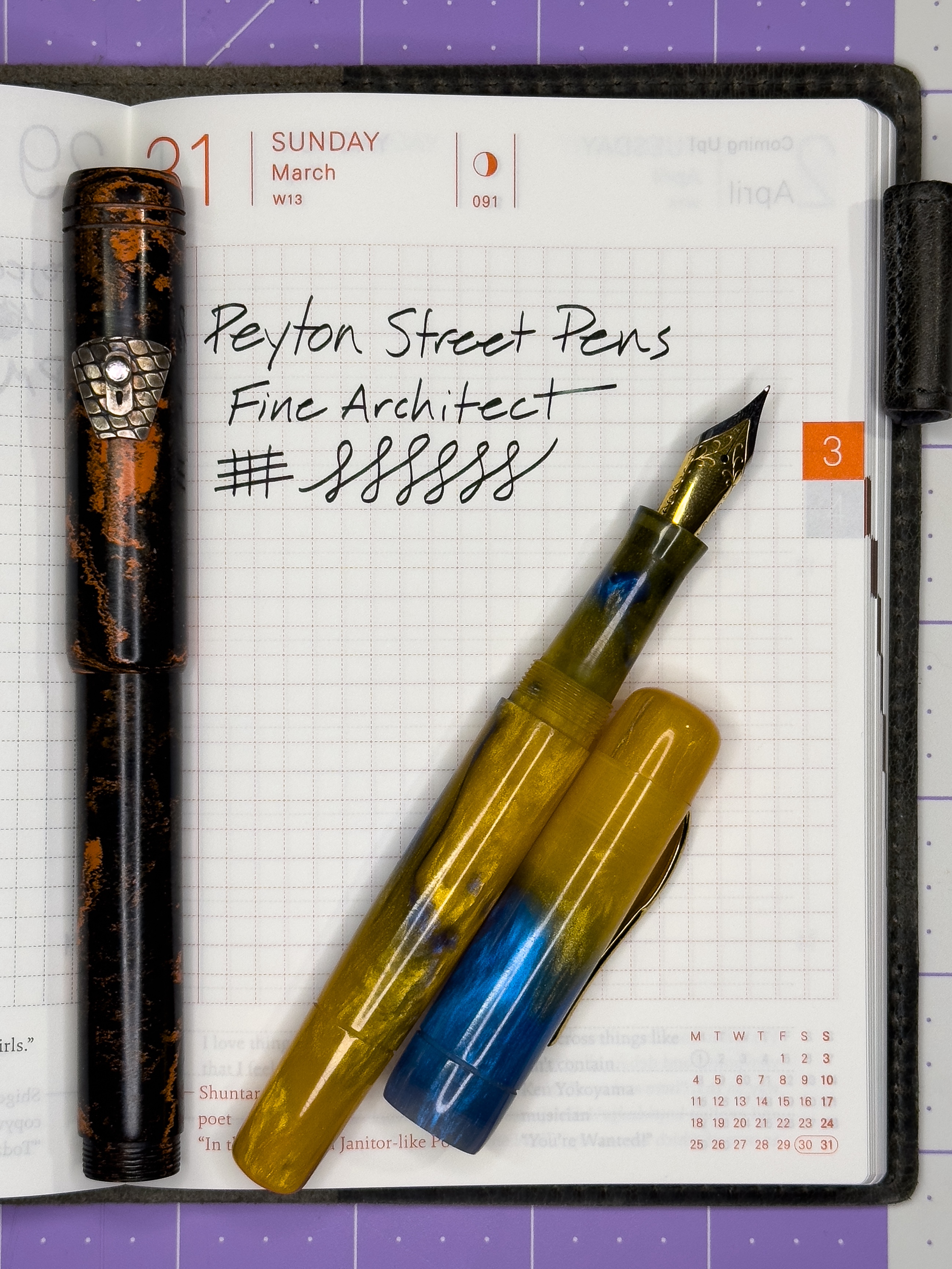 Peyton Street Pens Architect Writing Sample