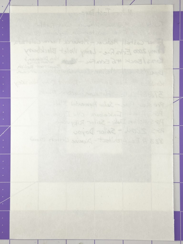 Midori Test Page Back