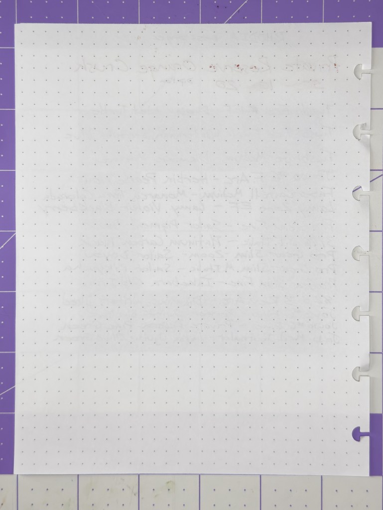 Rhodia Test Page Back