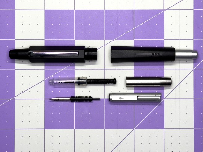 Endless Creator Retractable Fountain Pen components