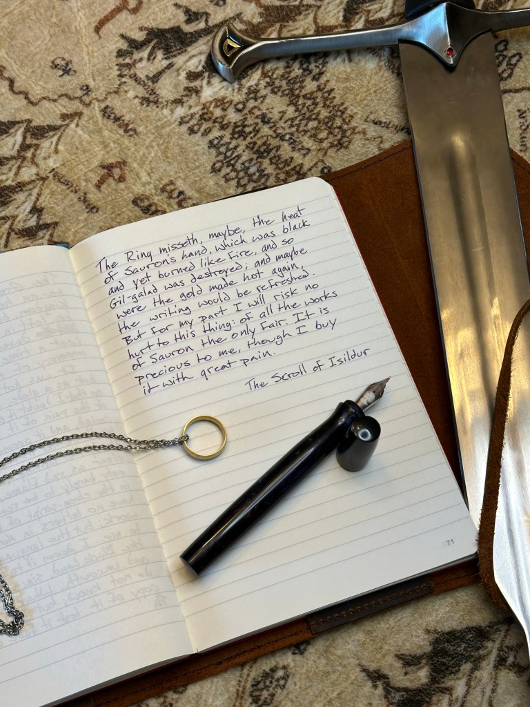 Mayfair Pens Noldor Writing Sample