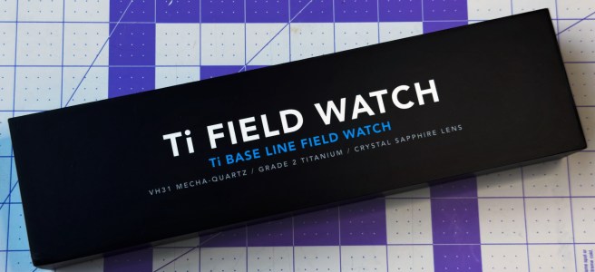 BigIDesign Ti Base Line Field Watch box
