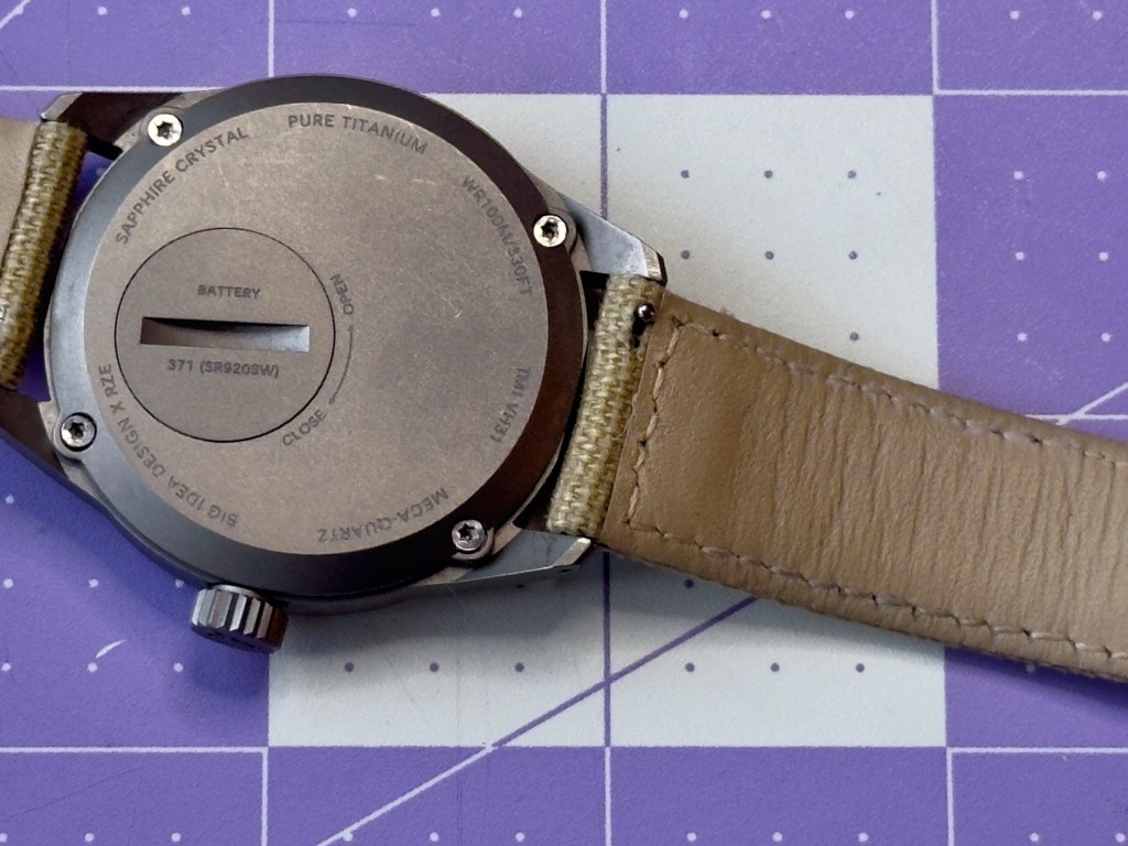 BigIDesign Ti Base Line Field Watch spring bar